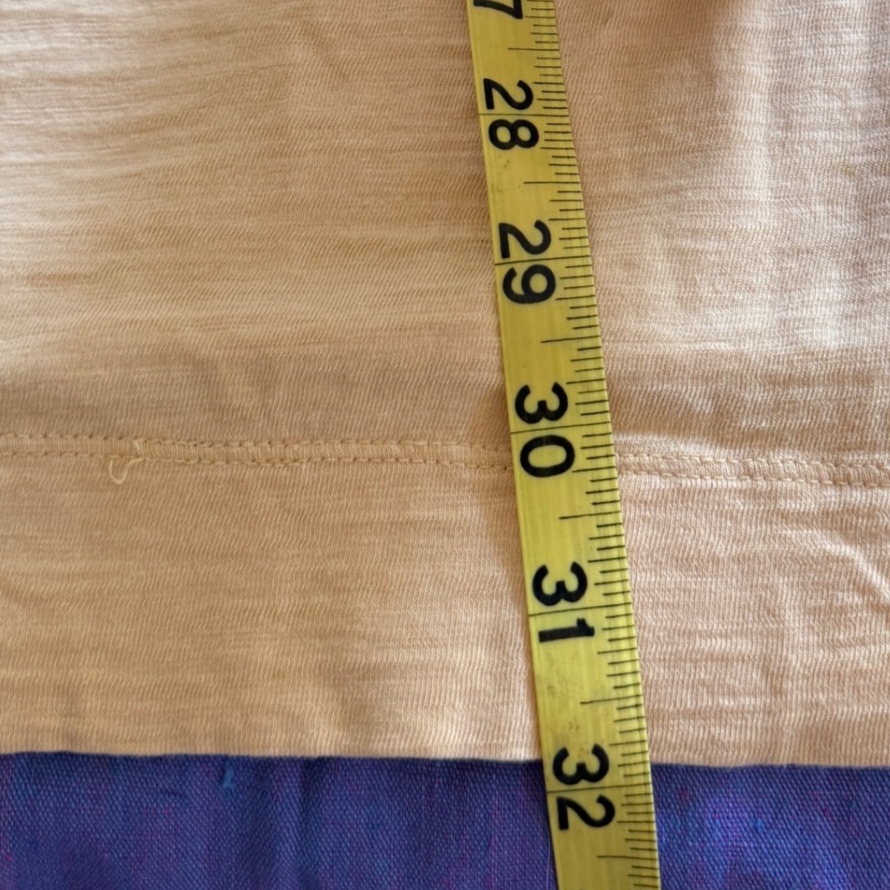 Banana Republic‎ 100% Cotton Yellow Embroidered V-Neck Dress Size M Summer 2011 - Picture 6 of 8